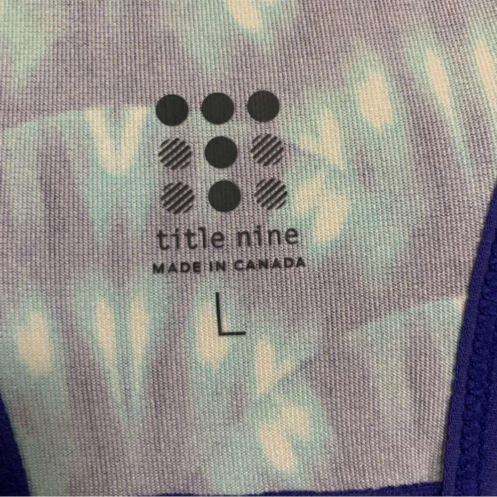 Title Nine Athletic Dress Womens L Dream Printed Golf Tennis Pickleball Exercise - Picture 9 of 10